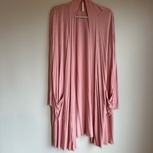 Long Pink cardigan
